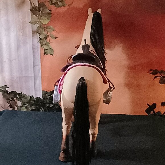 EUC: Our Generation Horse by Battat 20" Tall with Saddle and Poseable Legs - Picture 2 of 11